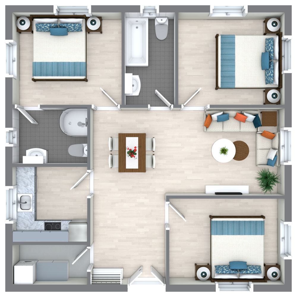 30x30 House Plan