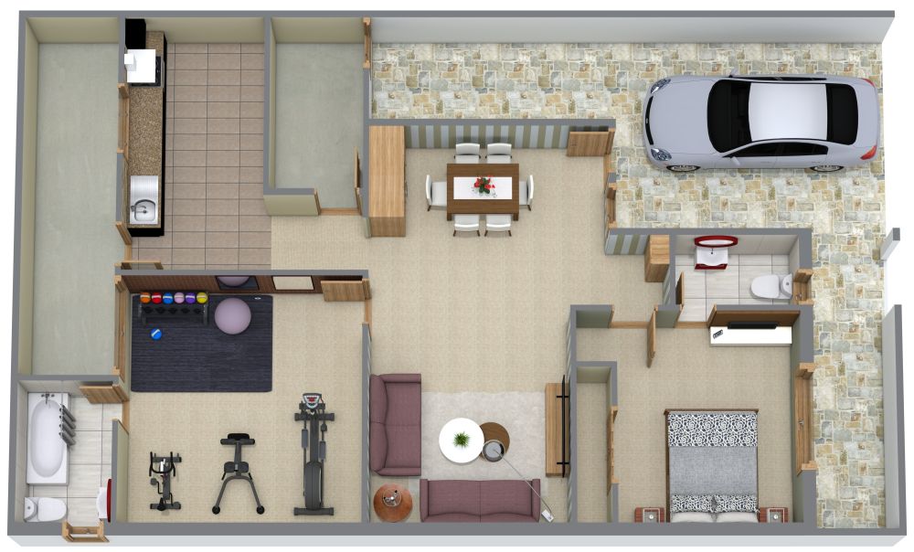 30x50 Floor Plan