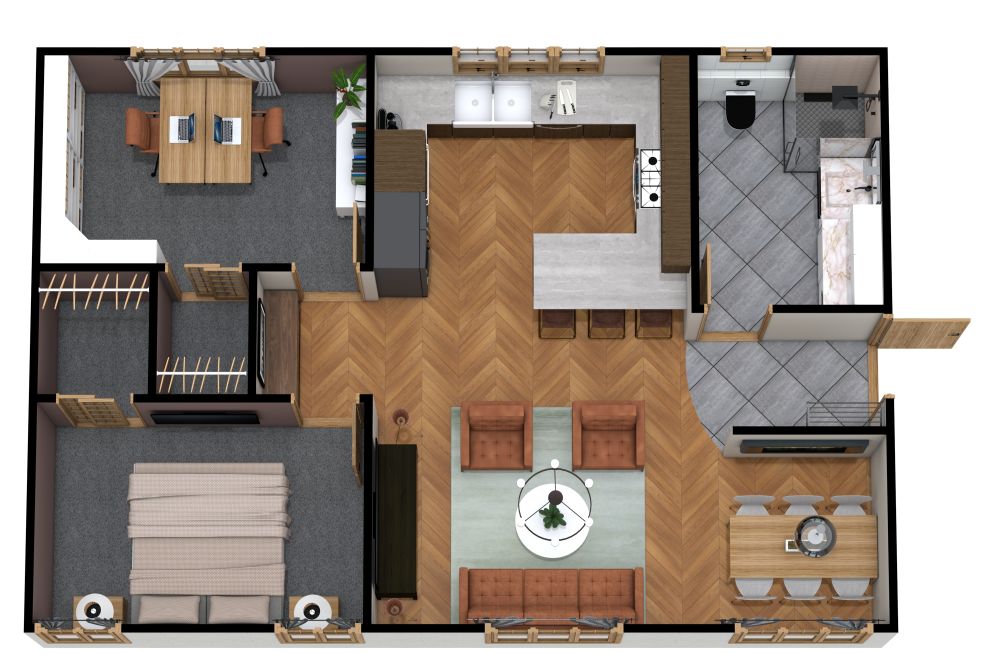700 sq ft House Plan