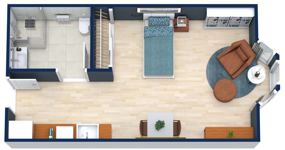 Assisted Living Room Floor Plan