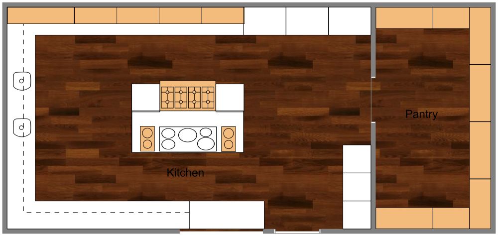 Commercial Kitchen 2D Plan