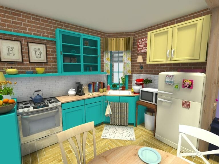 Friends Monica Apartment Kitchen 3D Photo.