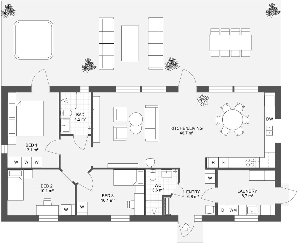Glantan 112 2D Floor Plan