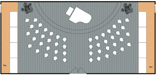 Grand Half-Circle Concert Hall Plan 