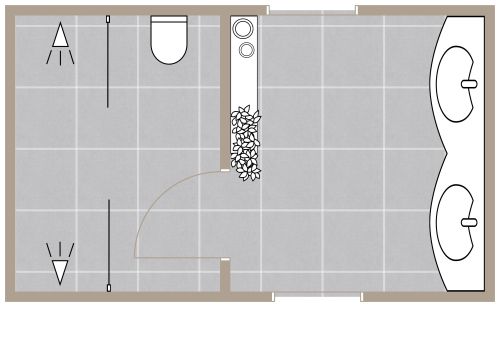 Jack and Jill Style Bathroom