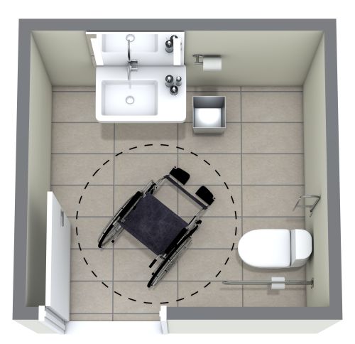 Small ADA Bathroom