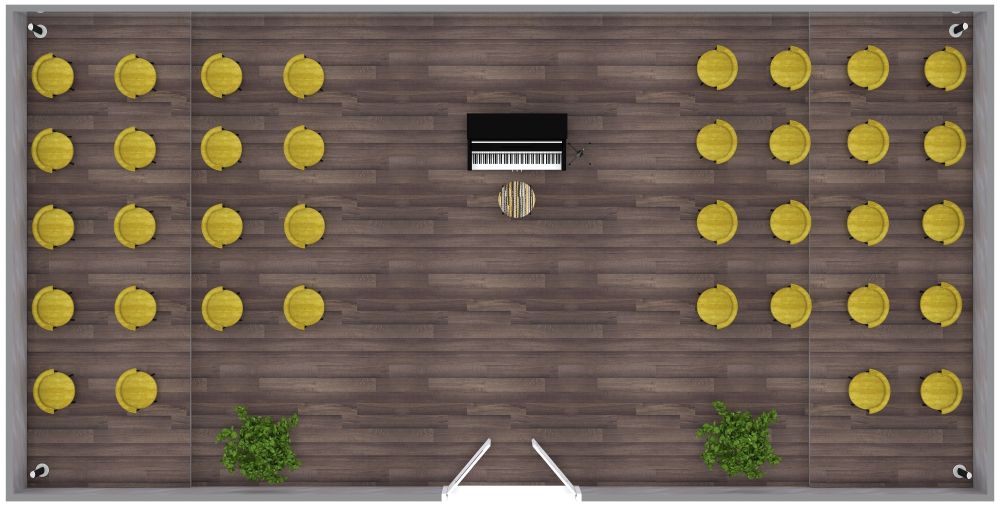 Small Concert Hall Layout Design