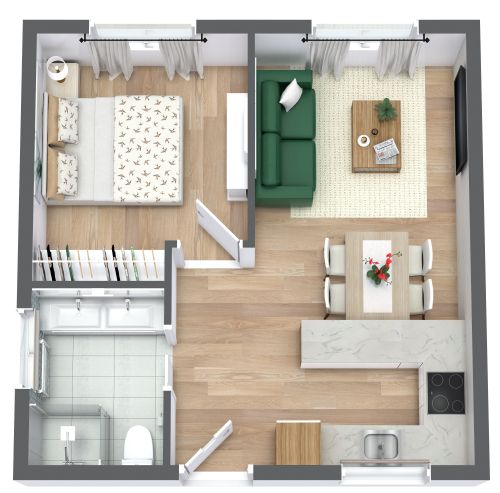 Tiny House Floor Plan Idea