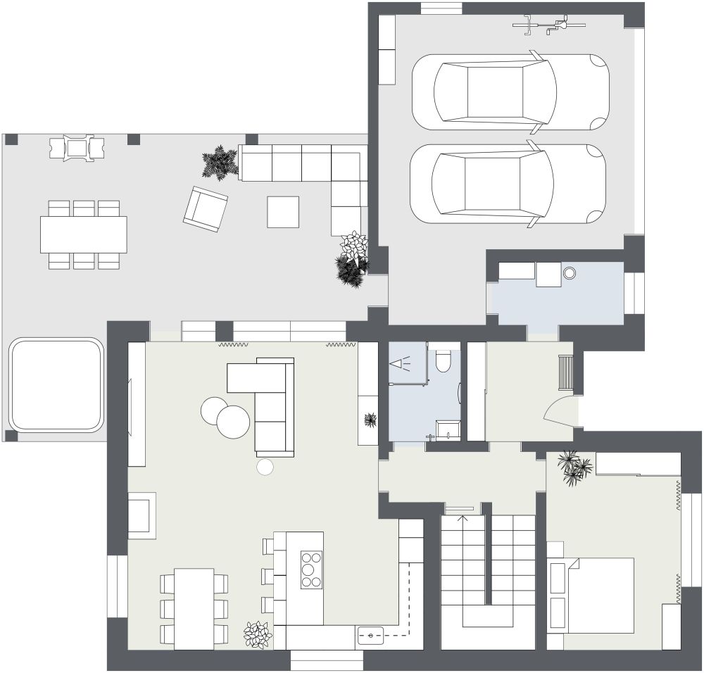 Two Story House 2D