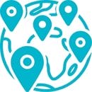 Location pin icon.