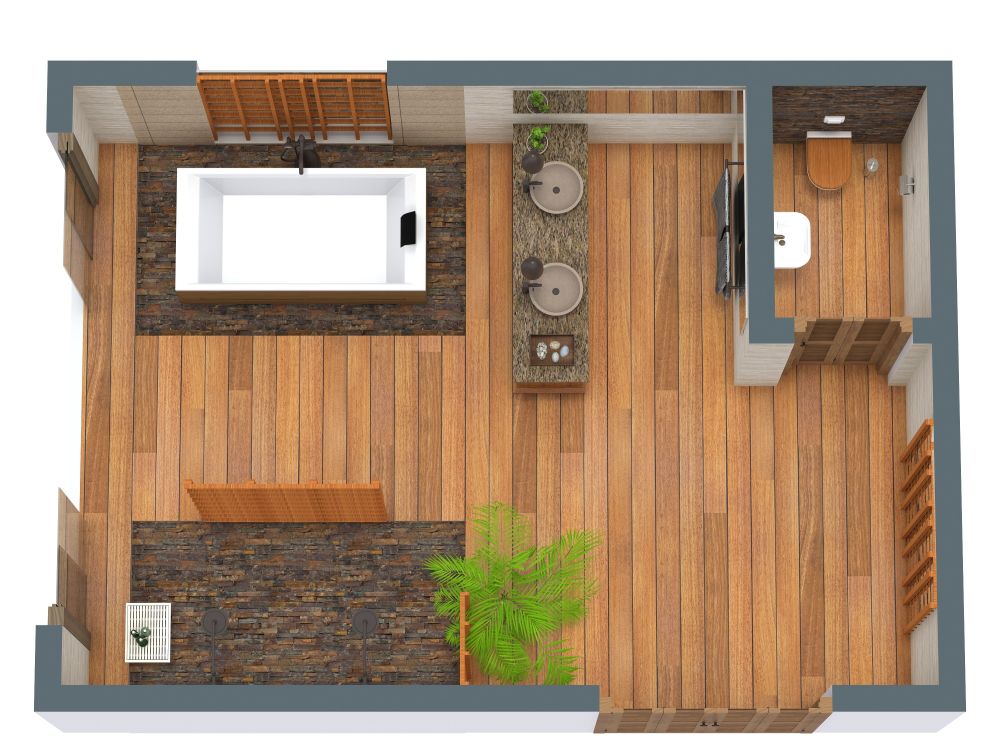 Zen Master Bathroom Design