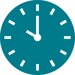 A clock icon denoting the 30 day cookie window available to  RoomSketcher affiliate.