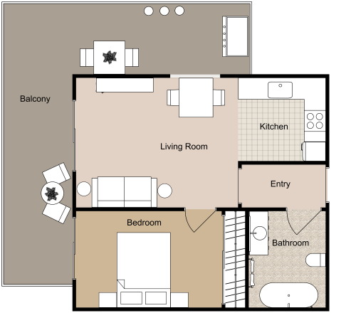Retirement Apartment Floor Plan